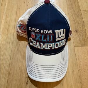NFL authentic Sideline Super Bowl XLII Champions Cap NY Giants Football